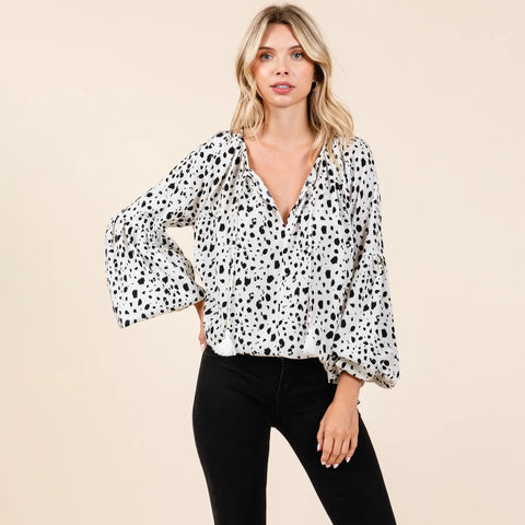 THE DOTTIE TOP-WHITE