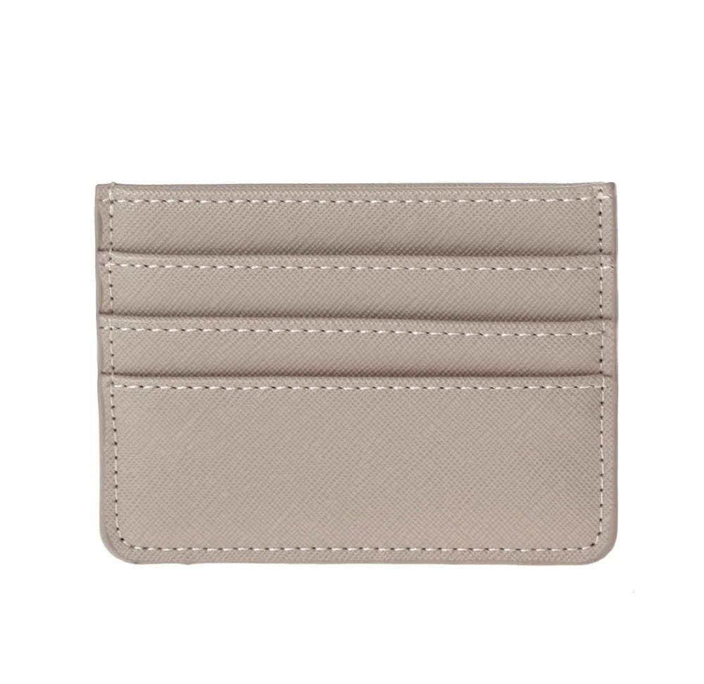 Multi Slotted Cardholder/Wallet-taupe