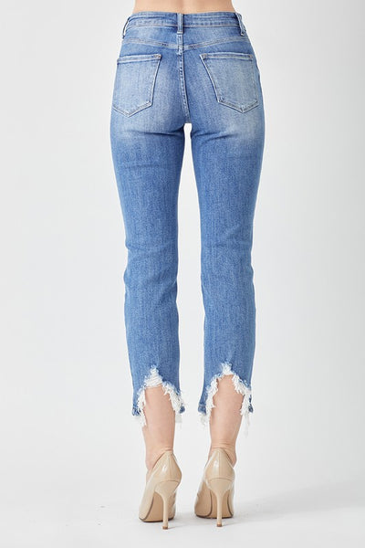 HIGH RISE RELAXED FIT SKINNY