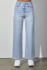 THE HAPPY WIDE LEG PANTS- LIGHT DENIM