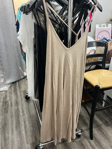 THE TWIST BACK COVER UP-TAN