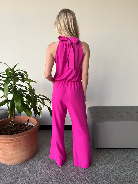 LETS GO GIRL JUMPSUIT - PINK