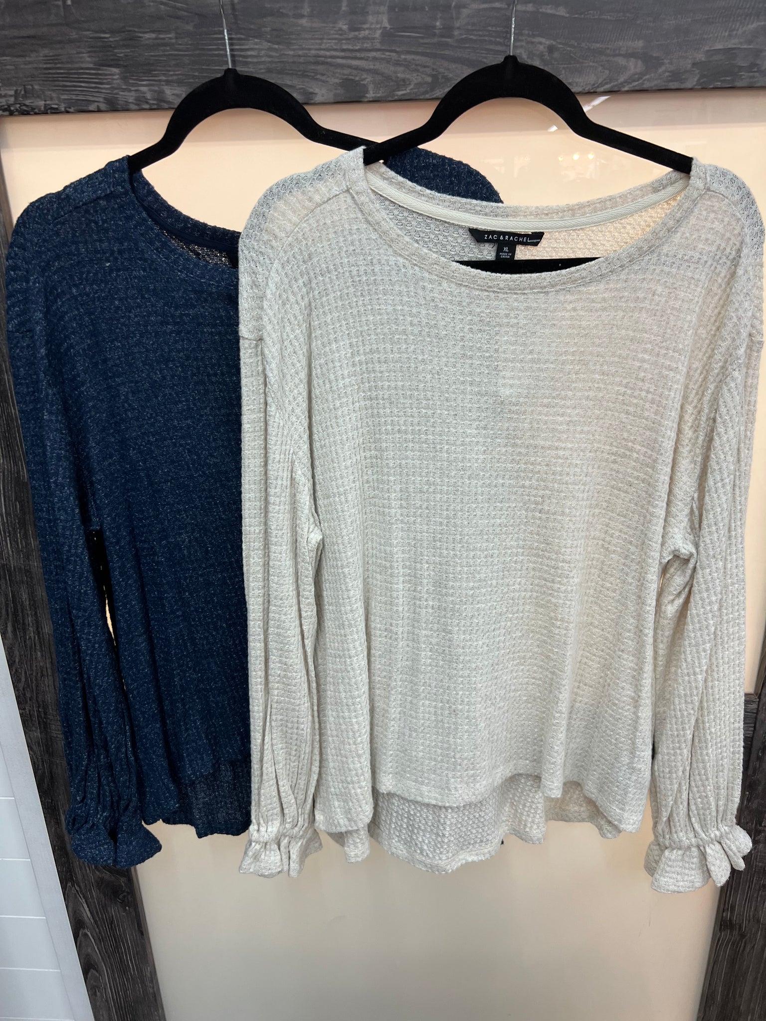 Brittany Waffle Knit Top